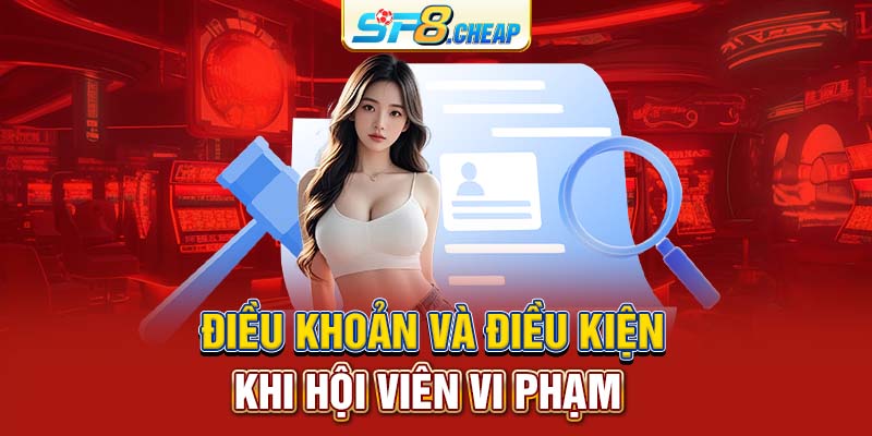 Điều khoản và điều kiện khi hội viên vi phạm 